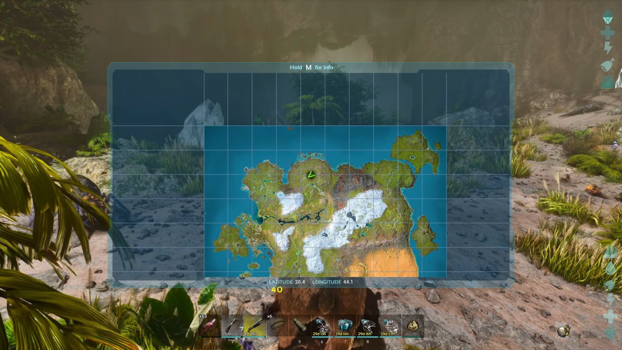 ARK Survival Ascended, PC, Gameplay, How To Find Secret Karkinos Cave, Screenshot, NoobFeed